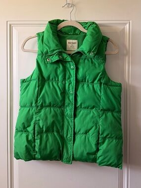 Green Puffer Vest